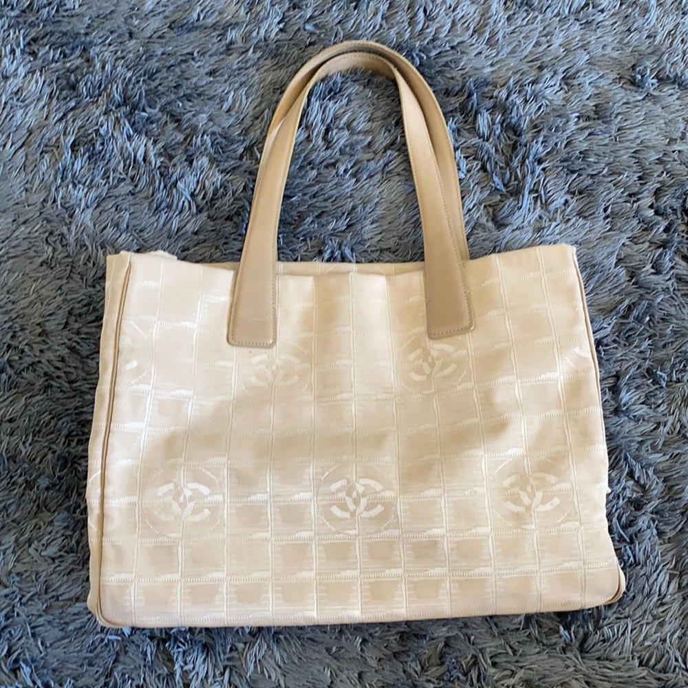 Authentic Vintage Chanel tote bag from travel line.